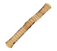 XTVKFWJAB Watch Strap Rado 6021 Series Solid Tungsten Steel Butterfly Buckle Concave Mouth Men's And Women's Watchband 21 * 12mm 13.5 * 6.5mm(Gold,13.5-6.5mm)