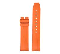 XTVKFWJAB Waterproof Fluororubber FKM Watch Strap Compatible With Tissot 1853 Seastar Series T120 21mm Curved Watch Band(GREEN BLUE)
