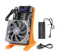XTVTX NerdQaxe++ 4,8TH/s Bitcoin Miner, Solo Bitcoin Miner Lottery Machine with Power supply and 4x BM1370 Asic Chip Lotterie Krypto Miner 80W Low Noise 2.4G WiFi for Bitcoin Mining Enthusiasts/Nerdmi