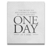 XTVVTODJXT Sobriety Wall-Art Recovery Gift, Encouragement Decor for Counseling Office Support Group Home Decor(Framed,12x18inch(30x45cm))