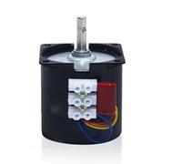 XTXTX Torque geared 220V AC Small Gear Motor 14W Slow Speed Dining Table Turntable Motor 60KTYZ Permanent Magnet Synchronous Motor CW CCW generator turner(30 rpm)