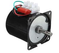 XTXTX Torque geared 60KTYZ Synchronous Motor 110V AC 25W 2.5rpm to 100rpm CW CCW Slow Speed Air Blowe Crafts Rotate Exhibition Motor generator turner(110v 25w 5rpm)