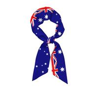 XTYGETY Australian Flag Elegant Women'S Satin Scarf,Bandana,Silk Scarf,Versatile Fashion Accessory Any Occasion