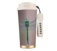 XTYGETY Dragonfly Print Stainless Steel Travel Mug Insulated Coffee Tumbler Insulated Cup for Hot & Cold Drinks