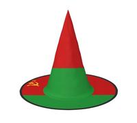 XTYGETY Flag Of Belarus Print Adults Halloween Costume Accessory Witch Hat Witches Hat For Party Carnivals Role-Playing