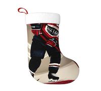 XTYGETY Hockey Sports Holiday Theme Christmas Stockings-Cozy Festive Christmas Fireplace Tree Hang Decoration