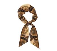 XTYGETY Old Elephant And Young Elephant Elegant Women'S Satin Scarf,Bandana,Silk Scarf,Versatile Fashion Accessory Any Occasion