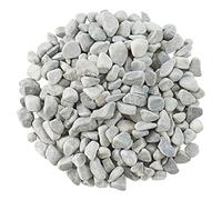 XTYPE river rocks for crafts Natural Garden Pebbles Flower Bonsai Stone Small Pot Succulent Plant Fish Tank Stones Outdoor Gravel Succulent Vase Decorative (Color : Grey (100g), Size : 5-8mm)