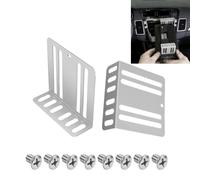 XTZFTD Double DIN Installation Kit, Car Metal Brackets, 1SET | Car Audio & Video Dash Mounting Kits, Universal Car Accessories Car Stereo Mounting Frame W/ Screws, for Cars Stereo Audio