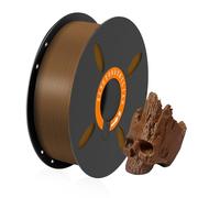 XTZL3D, PETG-L High-Speed 3D Printer Filament, Speedy PETG Translucent,1.75 +/-0.02mm Dimensional Accuracy, Compatible with AMS, Perfect for lampshades Design (Peanut Brown-33801)