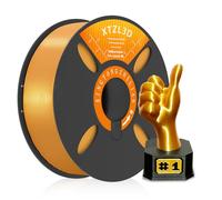 XTZL3D PLA+ 1.75 mm,3D Printer Filament with Reusable Spool,PLA Plus Printer Filament for Printing,Dimensional Accuracy +/- 0.02 mm, Brilliant Golden Silk