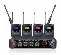 XU series UHF Microphone Systems - 4 Channel Headset