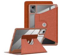 Xuanbeier Rotating Case Compatible with Lenovo Tab M11 TB330FU/FC 11 Inch 360° Rotating Cover with Pen Holder Multi-Angle Viewing and Auto Sleep/Wake Up - Brown