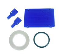 Xuancai 1/2in 1/4In Tape Splicing Block Fixers Set For Opening Reel To Reel Tape Player With Full Track Splicing Plate Repair Kit