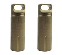 Xuancai 1. Compact Aluminum Alloy Pills Holder Keychain Waterproofs Travel Medicines Case & Portable Medication Organizers Waterproofss Pills Box