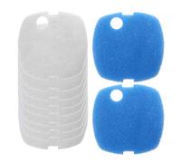 Xuancai 10 Pieces Aquarium Canister Filter Media Biochemical Sponge Pad Replacement Filter Foam for Fresh & Marine Water Saltwater Aquarium Supplies Quick Start