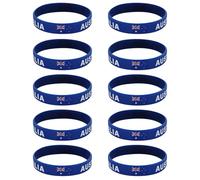 Xuancai 10Pcs/set Soft Elastic 2026 Sports Event Fan Bracelets Showcasing International Team Color Great for Collector Collaboration Silicone Wristbands