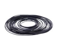 Xuancai 120/100/50/30Pcs Assorted Common Belt Set For Recorder Cassette Tape Machine Belts 1mm Square Drive Belts Belt For Portable Recorder
