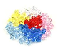 Xuancai 200 PCS Aquarium Acrylic Stones For Fish Bowl FishTank Garden Pond Craft Ice Cubes Decor Vase Filler Pebbles Fishtank Stones Decorative
