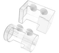 Xuancai 2pack Fishes Feeders Set for Small Aquariums Prevents Float Food Maintains Clear Tanks Water Fish Feeders with Suction Cup