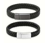 Xuancai 2Pcs Keepsakes Urn Bracelets Ashes Holder Pet Cremation Wristband Adjust Braided Memorial Bracelet For Pet Loss Cremation Bracelet