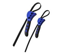 Xuancai 2Pcs Strap Wrench Set Rubber Strap Wrench Set Multifunctional Adjustable Tool Jar Opener