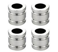 Xuancai 4Pcs Metal Knife Beads Umbrella Rope Cord Outdoor Pendant Lanyard Bead Paracord Pendant DIY Tools Outdoor Beads