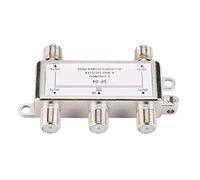 Xuancai 5-2400MHz 4 Way for HD Digital Coax Cable Splitter 4 Channel Satellite/Antenna T Tv Antenna Antennas for Digital Indoor