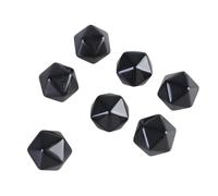 Xuancai 7Pcs 20 Sided Empty Blanks Dices 20mm Acrylic Polyhedral Mathematical Tools Board Game Accessories Easy to Use Acrylic with Smoothed Surfaces