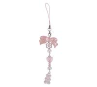 Xuancai Bowknot Heart Phone Straps Keychain Crystal Star Bear Chain Phone Lanyard Chain AntiLost Keychain Y2K Handbag Decor Bowknot Star Pendant Keyring