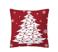 Xuancai Christmas Themed Pillowcase Soft Polyester Fabric Pillow Covers Zippered For Easy Removal And Cleaning 1PC Celebratory Pillowcase