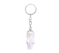 Xuancai Cute Cartoon Toilet Keychain Creative Kitten Pendant Rings Chains For Women Handmade PVC Charm For Keys And Bags Cartoon Keychain Car Keys Phome
