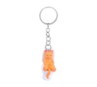 Xuancai Cute Cartoon Toilet Keychain Creative Kitten Pendant Rings Chains For Women Handmade PVC Charm For Keys And Bags Cartoon Keychain Car Keys Phome
