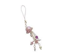 Xuancai Dreamy Winds Chimes Hanging Ornament Beautiful Star and Pearls Winds Chimes Charm for Art Lovers and Decors Enthusiasts