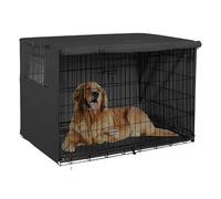 Xuancai Foldable Dog Cage Cover Kennel Protective Cover Cover With Mesh Window Dog Outdoor Activity Travel Gear Resistant Dog Crate Cover