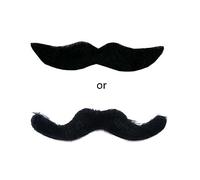 Xuancai For Creative Cosplay Magician Hat Faux Moustache Bowtie Cowboy Accessories For Adult Men Women Cosplay Faux Moustache