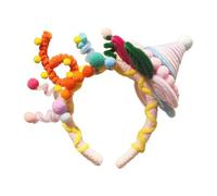 Xuancai Handmade Twist Birthday Headbands Adjustable Headwear Festive Baby Headpiece For Women's Hair Styling Unique Birthday Accessory