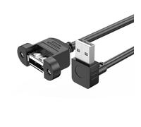 Xuancai High Speed USB 2.0 Male To Female Power Cable With Fixed Screw Designing Charging And Sync For Various Devices