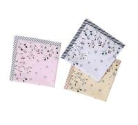 Xuancai Lady Square Handkerchief Cotton Flower Women Child Print Face Hand Towel Hanky Wedding Women Cotton Handkerchief