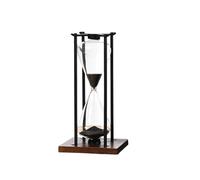 Xuancai Large Black/White Iron Craft Hourglass Timer 30/60 Minutes Modern Sand For Kitchens Home Office Desk Decoration Home Office Desk