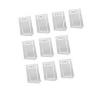 Xuancai Large Capacity Plastic Shopping Bag Ergonomic Grip Handle Translucent Gift Handbag Perfect For Market Trip And Travel Frosted Plastic Shopping Bag