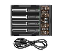 Xuancai Lii 4024 4 Slot Intelligent Battery Charging With Discharge Testing 3A Rapid Compatibles 10440 14500 18650 LCD Display Battery With Discharge Test