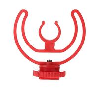 Xuancai New Camera Hot Shoe Shock Mount with Rycote Lyre Bracket for Rode VideoMicro VideoMic Me Microphone Shock Mount Brackets for Mini Shotgun Microphone