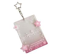 Xuancai Portable Star Card Holder Keychain Charm Ideal for Collecting and Protecting Idol Photo Cards On The Go