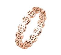 Xuancai Retro Five Blessings Coppers Coin Indexes Finger Five Emperors Coin Rings Accessories For Women Men Wufu Copper