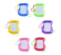 Xuancai Set of 6 Drawing Board Keychains Doodles Pad Key Ornament Texture Key Pendant Suitable for Students