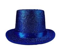 Xuancai Shimmering Magicians Hat For Men Women With Belt Music Festival Costume Props Hat Jazzy Caps Stage Ceremony Fashion Top