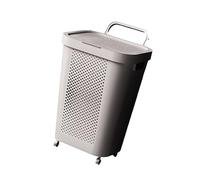 Xuancai Simple Polystyrene Laundry Basket with Ventilated Design, Large Capacity Neat Thin for Family Use Large Capacity Neat for Bathroom