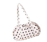 Xuancai Stylish Dot Shoulder Bag with Tear Resistant Nylon Underarm Bags Lightweight Large Capacity for Women Daily Use Spacious Commuting Shoulder Bag