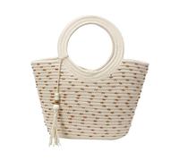 Xuancai Stylish Oversized Straw Handbag Fashion Essential Spacious Travel Bag Beach Vacation Holiday for Various Occasion Multifunctional Straw Handbag